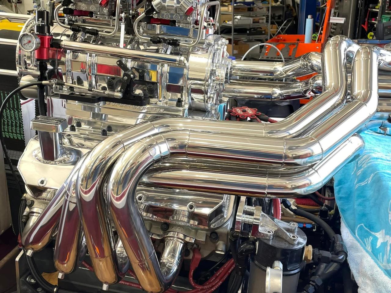 HDR INDUSTRIES BLOWN BIG BLOCK CHEVY 8 INTO 1 STAINLESS HEADER "WARHAWK"