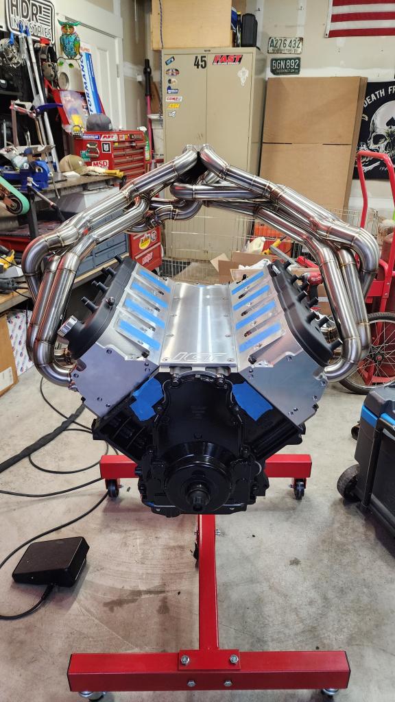 HDR Industries: 8 into 1 Blown BBC "Eliminator" Headers HDR INDUSTRIES CHEVY LS 8 INTO 1 STAINLESS HEADER