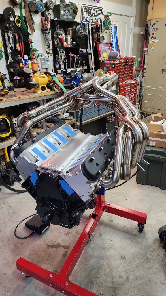 HDR Industries: 8 into 1 Blown BBC "Eliminator" Headers HDR INDUSTRIES CHEVY LS 8 INTO 1 STAINLESS HEADER