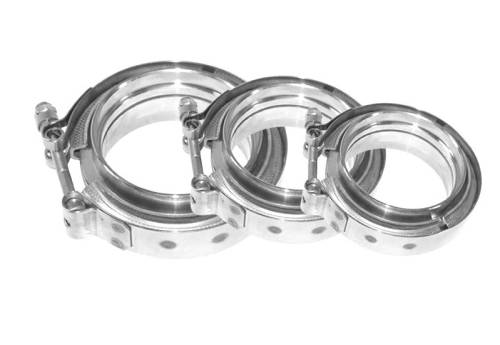 Aluminum Flanges + Intake Clamps - Aluminum V-Bands