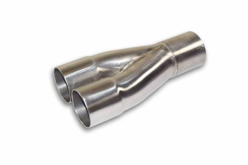 16ga 321 Stainless Merge Collectors (.065") - 2 into 1 321 Stainless Steel Performance Merge Collectors