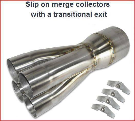 1/25 Scale 3D Resin Printed Bull Horn Fender Exit Header Collectors – Pair, .180 OD
