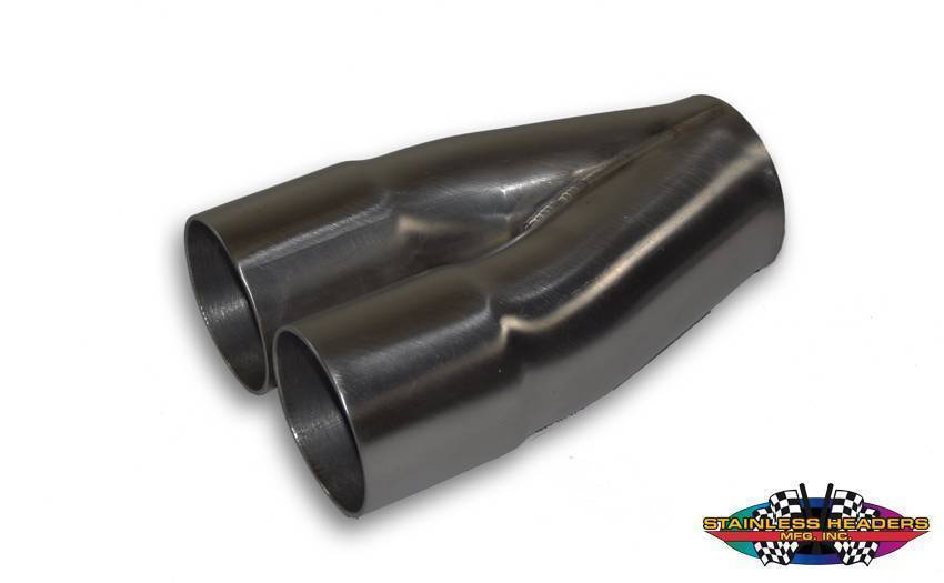 ExoFlow 304 Stainless Steel Merge Collector – 2 Into 1, 1 5/8 X 2, Part CC203SS