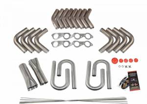 Stainless Headers - Big Block Chevy Round Port Custom Fender Exit Header Build Kit