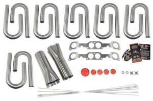 Stainless Headers - Small Block Chevy Spread-Port Stahl Pattern Custom Header Build Kit