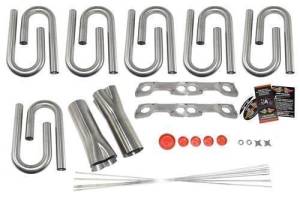 Stainless Headers - Small Block Chevy Close Port Stahl Pattern Custom Header Build Kit