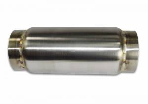 Stainless Headers - 3 1/2" Diameter x 8" Long Bullet RaceMuffler