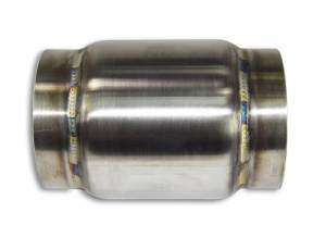 Stainless Headers - 3 1/2" Diameter x 4" Long Bullet RaceMuffler
