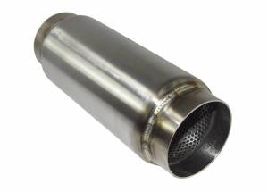 Stainless Headers - 4 1/2" Diameter x 12" Long Bullet RaceMuffler