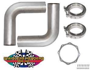 Stainless Headers - 4" Stainless Steel Bullhorn Kit