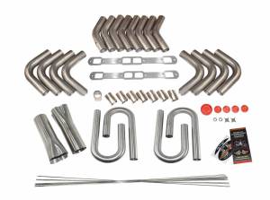 Stainless Headers - Big Block Mopar (383-440) Custom Fender Exit Header Build Kit