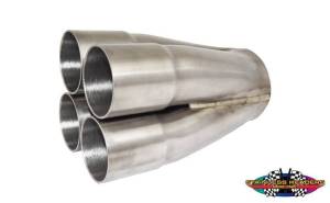 Stainless Headers - 2 1/2" Primary 4 into 1 Performance Merge Collector-16ga 304ss