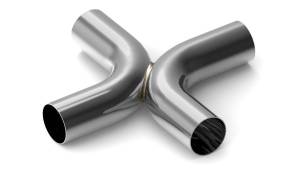 Stainless Headers - Universal 304 Stainless Steel X-Pipe