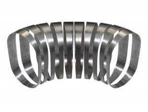 Stainless Headers - 3" Vertical Oval 90 Degree Pie Cut Kit