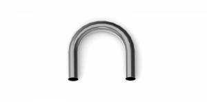 Stainless Headers - 2 1/4" 180 Degree x 6" CLR 304 Stainless Steel Mandrel Bend