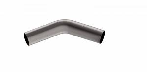 Stainless Headers - 2.5" OD x 45 Degree x 4.00" CLR CP2 Titanium Mandrel Bend- 0.050" Thick