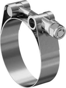 Stainless Headers - 2 1/8" Flat Band Clamp- Stainless Steel