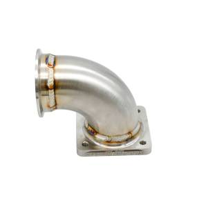 Stainless Headers - 304 Stainless Steel T4 Turbo Elbow-CNC Billet Flange