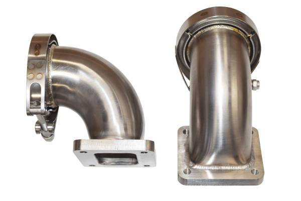 Stainless Headers - 304 Stainless Steel T4 Turbo Elbow-Hardway