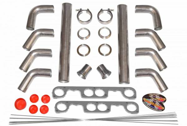 Stainless Headers - Spread Port Small Block Chevy Stahl Pattern Turbo Manifold Build Kits