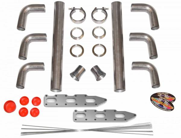 Stainless Headers - Ford 3.5L EcoBoost Turbo Manifold Build Kit- V-Band Outlet