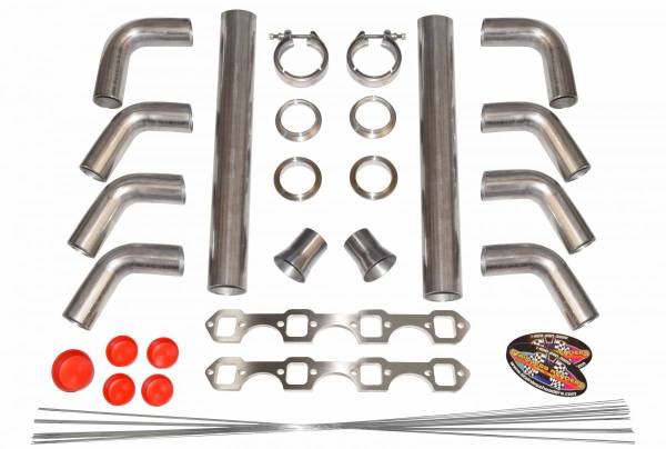 Stainless Headers - Small Block Ford 302/351W Turbo Manifold Build Kit