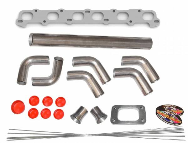 Stainless Headers - Vortec 4200 Side-Mount Turbo Manifold Build Kit