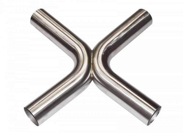 Stainless Headers - Universal 304 Stainless Steel X-Pipe
