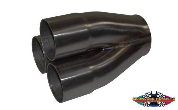 Stainless Headers - 1 1/2" Primary 3 into 1 Performance Merge Collector-16ga Mild Steel