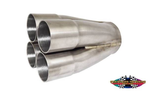 Stainless Headers - 2" Primary 4 into 1 Performance Merge Collector-18ga 321ss