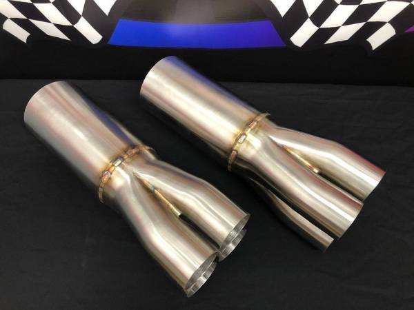 Stainless Headers - 2 5/8" Primary 4 into 1 Performance Merge Collector-16ga 304ss