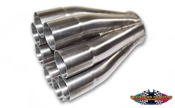 Stainless Headers - 2 1/2" Primary 8 into 1 Performance Merge Collector-16ga 304ss