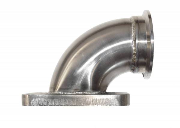 Stainless Headers - T4 Turbo Flange 90 Degree Stainless Turbo Elbow