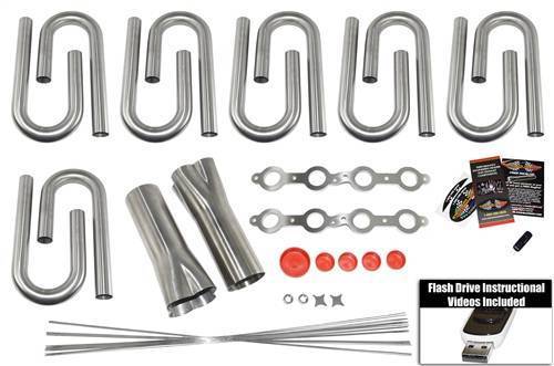 Stainless Headers - Chevrolet LS Custom Header Build Kit