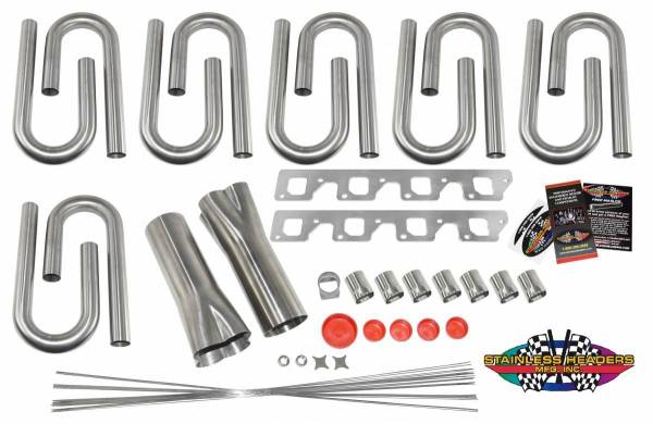 Stainless Headers - Small Block Ford- Cleveland 4v Small Square Port Custom Header Build Kit