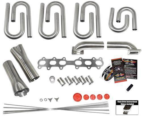 Stainless Headers - Toyota 2JZ-GTE Custom Turbo Header Build Kit
