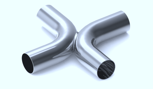 Stainless Headers - Universal 6061 Aluminum X-Pipe