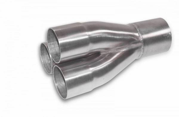 Stainless Headers - 2 1/2" Primary 3 into 1 Performance Merge Collector-CP2 Titanium 0.050"