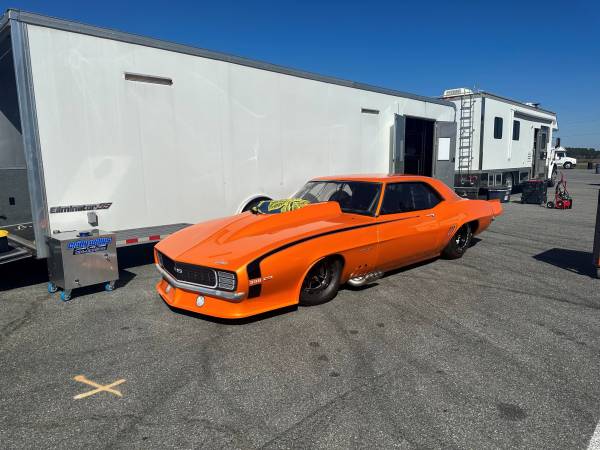 Custom 69 Camaro Drag Car