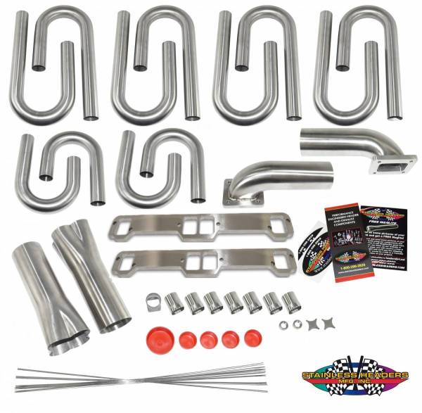 Stainless Headers - Small Block Mopar B1BA Custom Turbo Header Build Kit
