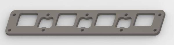 Brad Anderson BAE 5x Hemi Rect. Port Mild Steel Header Flange