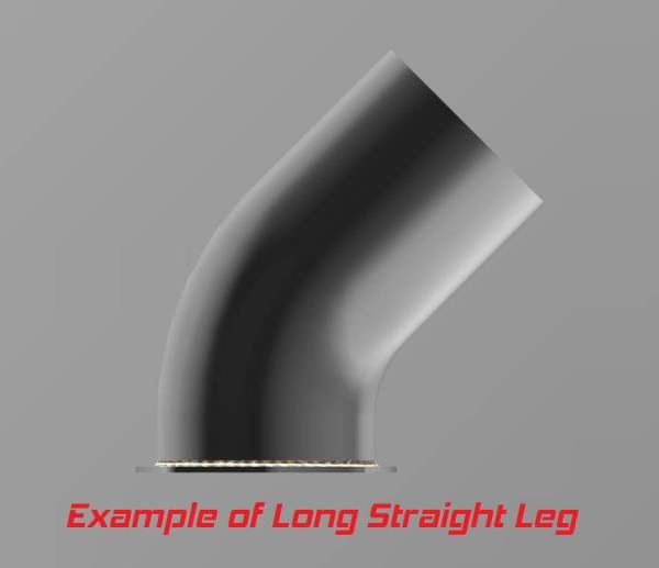 V-Band Bullhorn: 45 Degree