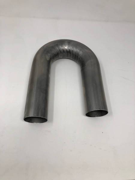 Stainless Headers - 2 3/8" x 3" CLR x 180 Degree 304 Stainless Mandrel Bends: B-List