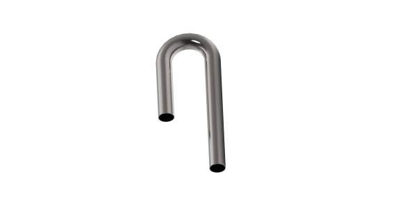 1.5" OD x 180 Degree J-Bend x 2.25" CLR CP2 Titanium Mandrel Bend- 0.050" Thick