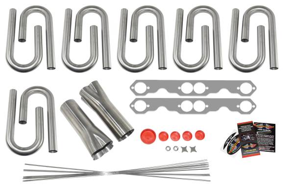 Small Block Chevy Round Port Custom Header Build Kit