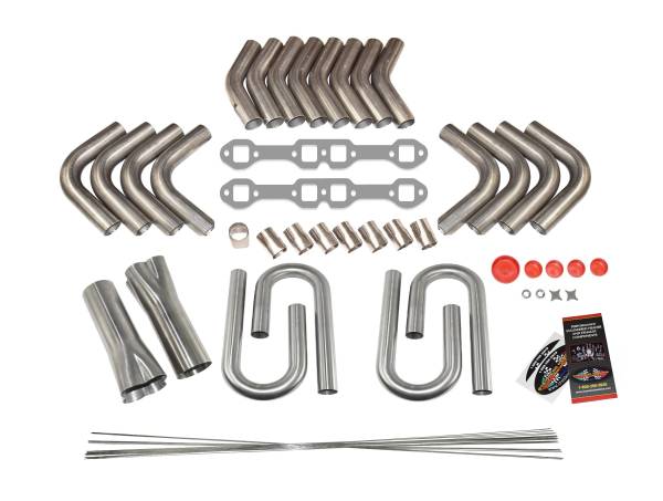 Ford 292/312 Y-Block Custom Fender Exit Header Build Kit