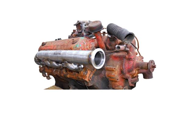 Ford Y-Block Turbo Header- Up and Forward