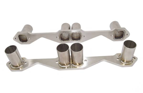 Small Block Chevy Square Port Stainless Steel Header Flange Kit
