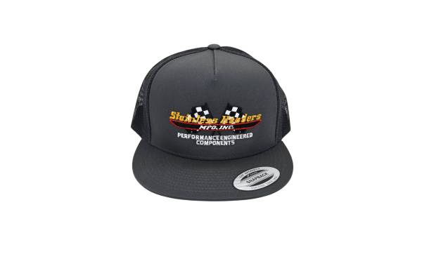 Stainless Headers Snapback- Stitch Logo Charcoal on Black
