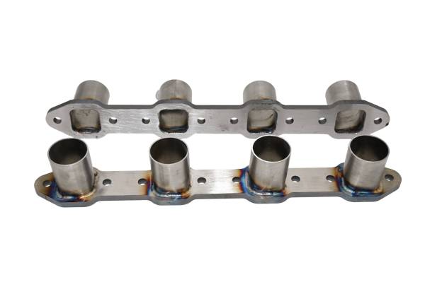 Small Block Ford-Brodix Track 1 Mild Steel Welded Header Flange Kit